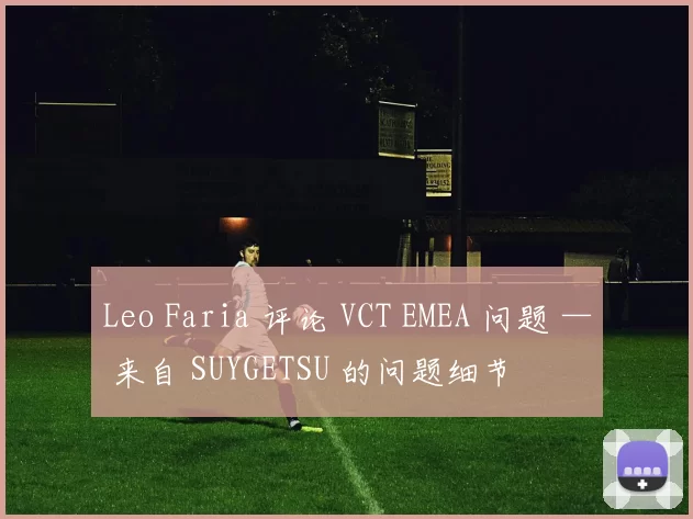 Leo Faria 评论 VCT EMEA 问题 — 来自 SUYGETSU 的问题细节