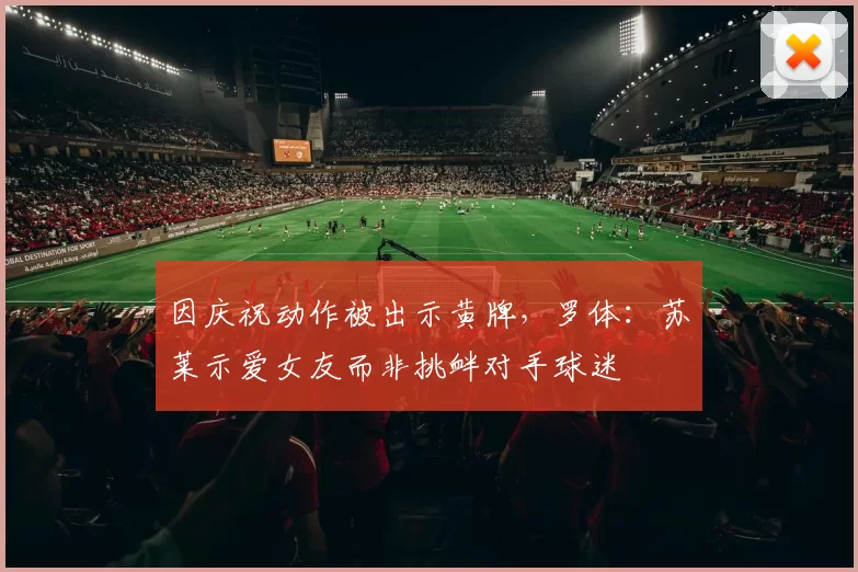 因庆祝动作被出示黄牌，罗体：苏莱示爱女友而非挑衅对手球迷