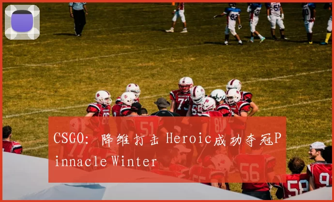 CSGO：降维打击 Heroic成功夺冠Pinnacle Winter